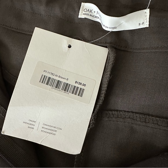 💎oak + fort limited edition pleated wide leg trousers💎 - Picture 3 of 5